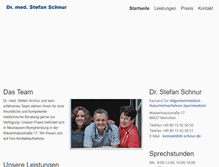 Tablet Screenshot of dr-schnur.de